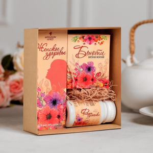 Набор Женский бальзам 220 мл + травяной чай 50 г + фитокомплекс Flora Detox, 60 капсул Набор Женский бальзам 220 мл + травяной чай 50 г + фитокомплекс Flora Detox, 60 капсул