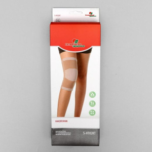 Наколенник трикотажный S-HT02KT, размер XXL, цвет бежевый Наколенник трикотажный S-HT02KT, размер XXL, цвет бежевый