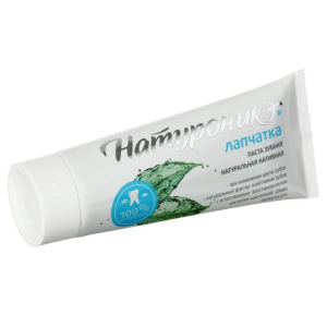 Натуральная зубная паста «Натуроник» с соком корневищ лапчатки белой, 75 мл Натуральная зубная паста «Натуроник» с соком корневищ лапчатки белой, 75 мл
