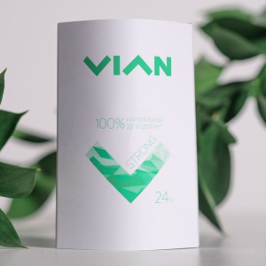 Натуральный концентрированный дезодорант Vian STRONG, 50 мл Натуральный концентрированный дезодорант Vian STRONG, 50 мл