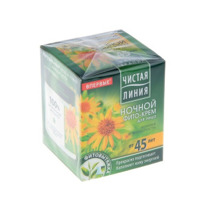 Ночной крем для лица Чистая линия «Арника и жимолость» от 45 лет, 45 мл Ночной крем для лица Чистая линия «Арника и жимолость» от 45 лет, 45 мл