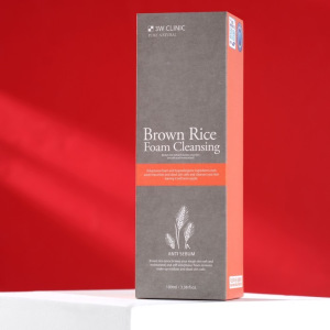 Очищающая пенка с экстрактом бурого риса 3W CLINIC Brown Rice Foam Cleansing, 100 мл Очищающая пенка с экстрактом бурого риса 3W CLINIC Brown Rice Foam Cleansing, 100 мл