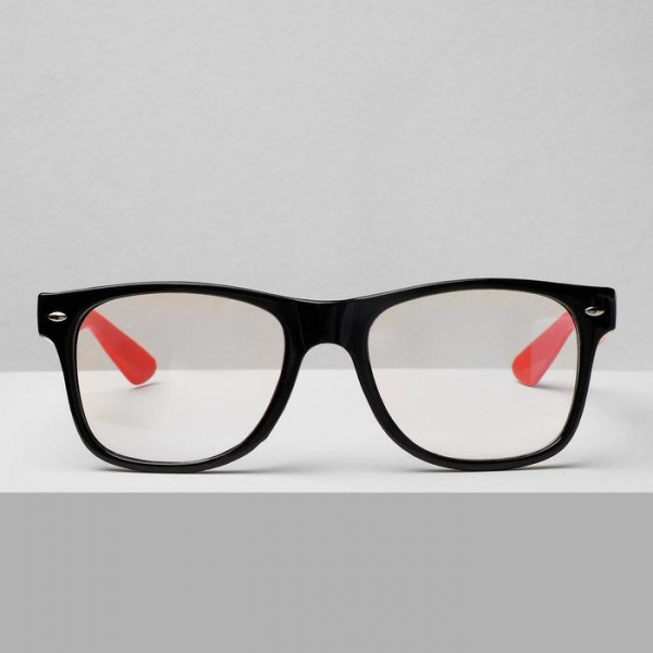 Очки компьютерные 28007, цвет чёрно-красный