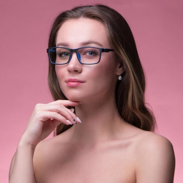 Очки компьютерные "Мастер К". TR 90, 15.14.5х4 см, линза 3.5х5.5 см