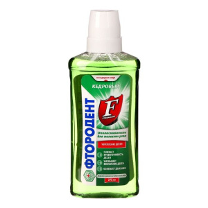 Ополаскиватель для полости рта "Фтородент: Кедровый", 275 мл Ополаскиватель для полости рта "Фтородент: Кедровый", 275 мл