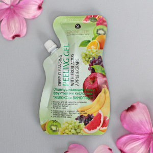 Отшелушивающий гель Skinlite с фруктовыми кислотами "Яблоко и виноград , 50 г Отшелушивающий гель Skinlite с фруктовыми кислотами "Яблоко и виноград , 50 г