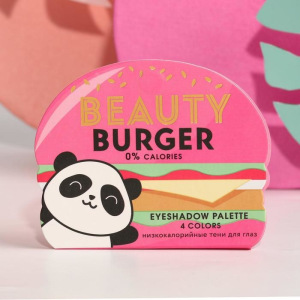 Палетка теней для глаз Beauty Burger, 4 цвета Палетка теней для глаз Beauty Burger, 4 цвета