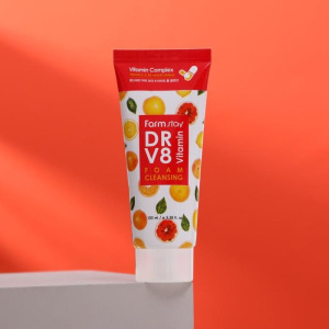 Пенка для лица FarmStay, очищающая, с комплексом витаминов, 100 мл Пенка для лица FarmStay, очищающая, с комплексом витаминов, 100 мл