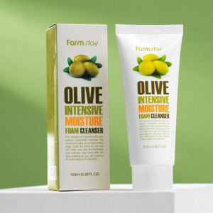 Пенка очищающая FarmStay, увлажняющая, с экстрактом оливы, 100 мл Пенка очищающая FarmStay, увлажняющая, с экстрактом оливы, 100 мл