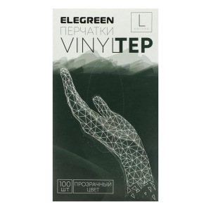 Перчатки одноразовые ТПЭ, 100 шт размер L Перчатки одноразовые ТПЭ, 100 шт размер L