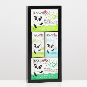 Подарочный набор детский «Панда»: фитосбор и травы для купания Подарочный набор детский «Панда»: фитосбор и травы для купания
