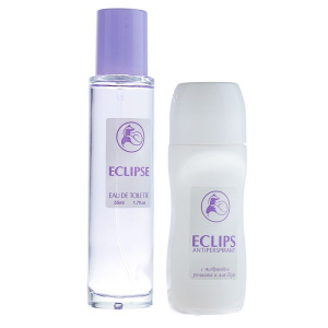 Подарочный набор для женщин Eclipse: туалетная вода, 55 мл + дезодорант антиперспирант, 40 мл Подарочный набор для женщин Eclipse: туалетная вода, 55 мл + дезодорант антиперспирант, 40 мл