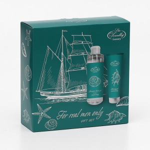 Подарочный набор Liss Kroully: гель для бритья и шампунь-гель для душа 2 в 1 Подарочный набор Liss Kroully: гель для бритья и шампунь-гель для душа 2 в 1