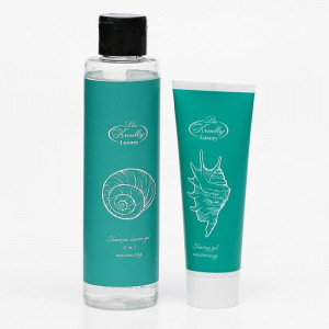 Подарочный набор Liss Kroully: гель для бритья и шампунь-гель для душа 2 в 1 Подарочный набор Liss Kroully: гель для бритья и шампунь-гель для душа 2 в 1