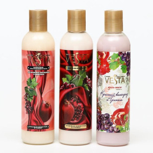 Подарочный набор №1 «Красный виноград и гранат»: шампунь, 275 мл + бальзам, 275 мл + гель для душа, 275 мл Подарочный набор №1 «Красный виноград и гранат»: шампунь, 275 мл + бальзам, 275 мл + гель для душа, 275 мл