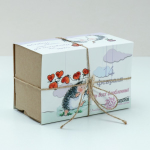 Подарочный набор на 14 февраля «Сладкий поцелуй»: гель для душа, мужской шампунь, мочалка Подарочный набор на 14 февраля «Сладкий поцелуй»: гель для душа, мужской шампунь, мочалка