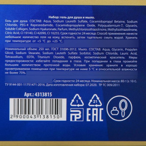 Подарочный набор "Богатства в Новом году": гель для душа, мыло Подарочный набор "Богатства в Новом году": гель для душа, мыло