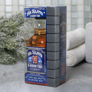 Подарочный набор "На удачу!": гель для душа, мыло-камни Подарочный набор "На удачу!": гель для душа, мыло-камни