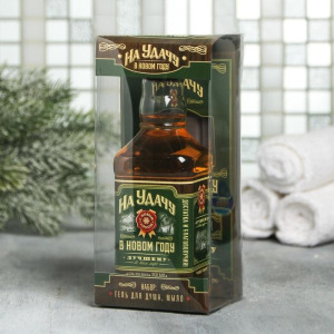 Подарочный набор "На удачу в Новом году" гель для душа, мыло Подарочный набор "На удачу в Новом году" гель для душа, мыло