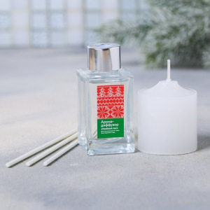 Подарочный набор "Новогоднее чудо уже близко": диффузор, гель для душа, свеча, полотенце Подарочный набор "Новогоднее чудо уже близко": диффузор, гель для душа, свеча, полотенце