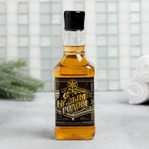 Подарочный набор "С новым годом": гель для душа, платок-сигара Подарочный набор "С новым годом": гель для душа, платок-сигара