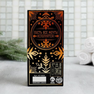 Подарочный набор "С новым годом": гель для душа, платок-сигара Подарочный набор "С новым годом": гель для душа, платок-сигара