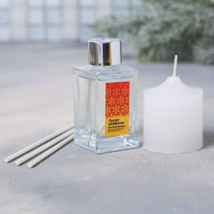 Подарочный набор "Твое новогоднее чудо": диффузор, гель для душа, свеча, полотенце Подарочный набор "Твое новогоднее чудо": диффузор, гель для душа, свеча, полотенце