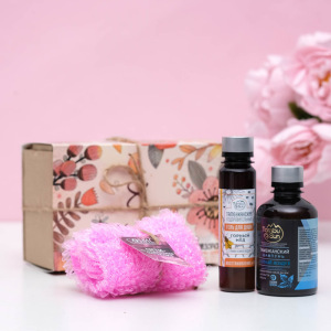 Подарочный набор с органической косметикой, "Море чувств" Подарочный набор с органической косметикой, "Море чувств"