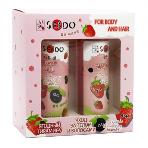 Подарочный набор Sendo «Ягодный тирамису»: гель для душа, 200 мл + шампунь для волос, 200 мл Подарочный набор Sendo «Ягодный тирамису»: гель для душа, 200 мл + шампунь для волос, 200 мл
