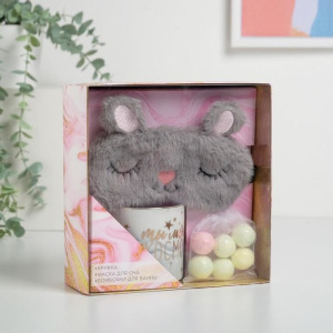 Подарочный набор «Ты мой космос»: кружка 350 мл, маска для сна, соль для ванны 10 г × 6 шт. Подарочный набор «Ты мой космос»: кружка 350 мл, маска для сна, соль для ванны 10 г × 6 шт.