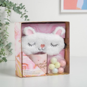 Подарочный набор «Ты моя вселенная»: кружка 350 мл, маска для сна, соль для ванны 10 г × 6 шт. Подарочный набор «Ты моя вселенная»: кружка 350 мл, маска для сна, соль для ванны 10 г × 6 шт.