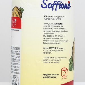 Полотенца бумажные Soffione Maxi, 2 слоя, 2 рулона Полотенца бумажные Soffione Maxi, 2 слоя, 2 рулона
