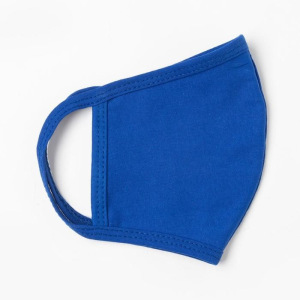 Повязка двуслойная тканевая взрослая 28х16 см, синий, кулирная гладь, хлопок 100% Повязка двуслойная тканевая взрослая 28х16 см, синий, кулирная гладь, хлопок 100%