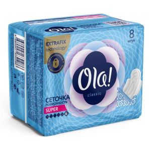 Прокладки Ola! Classic Super, 8 шт. Прокладки Ola! Classic Super, 8 шт.