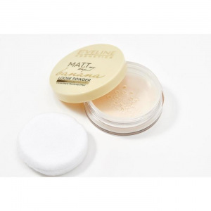 Пудра для лица Eveline Matt My Day Banana, матирующая, тон универсальный Пудра для лица Eveline Matt My Day Banana, матирующая, тон универсальный