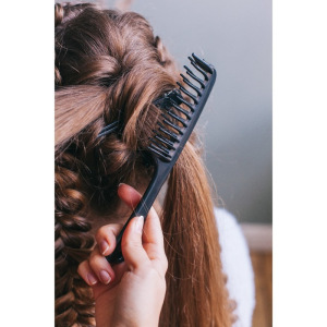 Расчёска двухрядная, цвет чёрный Расчёска двухрядная, цвет чёрный