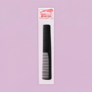 Расчёска комбинированная, скошенная, цвет чёрный Расчёска комбинированная, скошенная, цвет чёрный