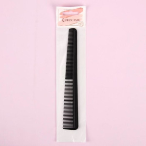 Расчёска комбинированная, скошенная, цвет чёрный Расчёска комбинированная, скошенная, цвет чёрный