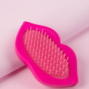 Расчёска массажная, с зеркалом и крышкой, цвет МИКС Расчёска массажная, с зеркалом и крышкой, цвет МИКС