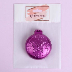 Расчёска массажная, складная, с зеркалом, цвет МИКС Расчёска массажная, складная, с зеркалом, цвет МИКС