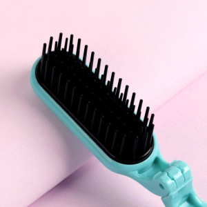 Расчёска массажная, складная, с зеркалом, цвет МИКС Расчёска массажная, складная, с зеркалом, цвет МИКС