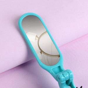 Расчёска массажная, складная, с зеркалом, цвет МИКС Расчёска массажная, складная, с зеркалом, цвет МИКС