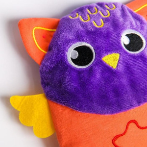 Развивающая игрушка - грелка с вишнёвыми косточками «Совушка» Развивающая игрушка - грелка с вишнёвыми косточками «Совушка»