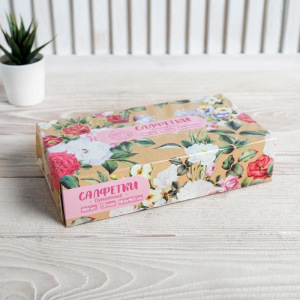 Салфетки бумажные в коробке «Нежность», 100 шт. Салфетки бумажные в коробке «Нежность», 100 шт.