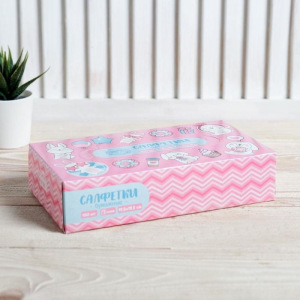 Салфетки бумажные в коробке «Зайки», 100 шт. Салфетки бумажные в коробке «Зайки», 100 шт.