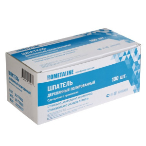 Шпатель медицинский одноразовый, деревянный, стерильный, 150*18*1,8 мм Шпатель медицинский одноразовый, деревянный, стерильный, 150*18*1,8 мм