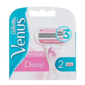Сменные кассеты Gillette Venus DIVINE, 3 лезвия, 2 шт Сменные кассеты Gillette Venus DIVINE, 3 лезвия, 2 шт