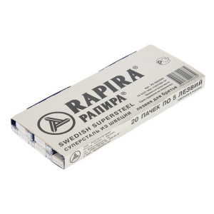 Сменные лезвия классические Rapira "Суперсталь", 5 шт Сменные лезвия классические Rapira "Суперсталь", 5 шт