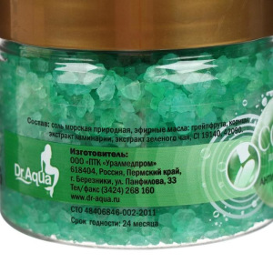 Соль для ванн Dr.Aqua Spa Expert, антицеллюлит De-tox , 350 г Соль для ванн Dr.Aqua Spa Expert, антицеллюлит De-tox , 350 г