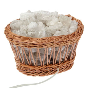 Соляная лампа электрическая "Корзинка из лозы", 17 х 21 х 18 см, 3 кг Соляная лампа электрическая "Корзинка из лозы", 17 х 21 х 18 см, 3 кг